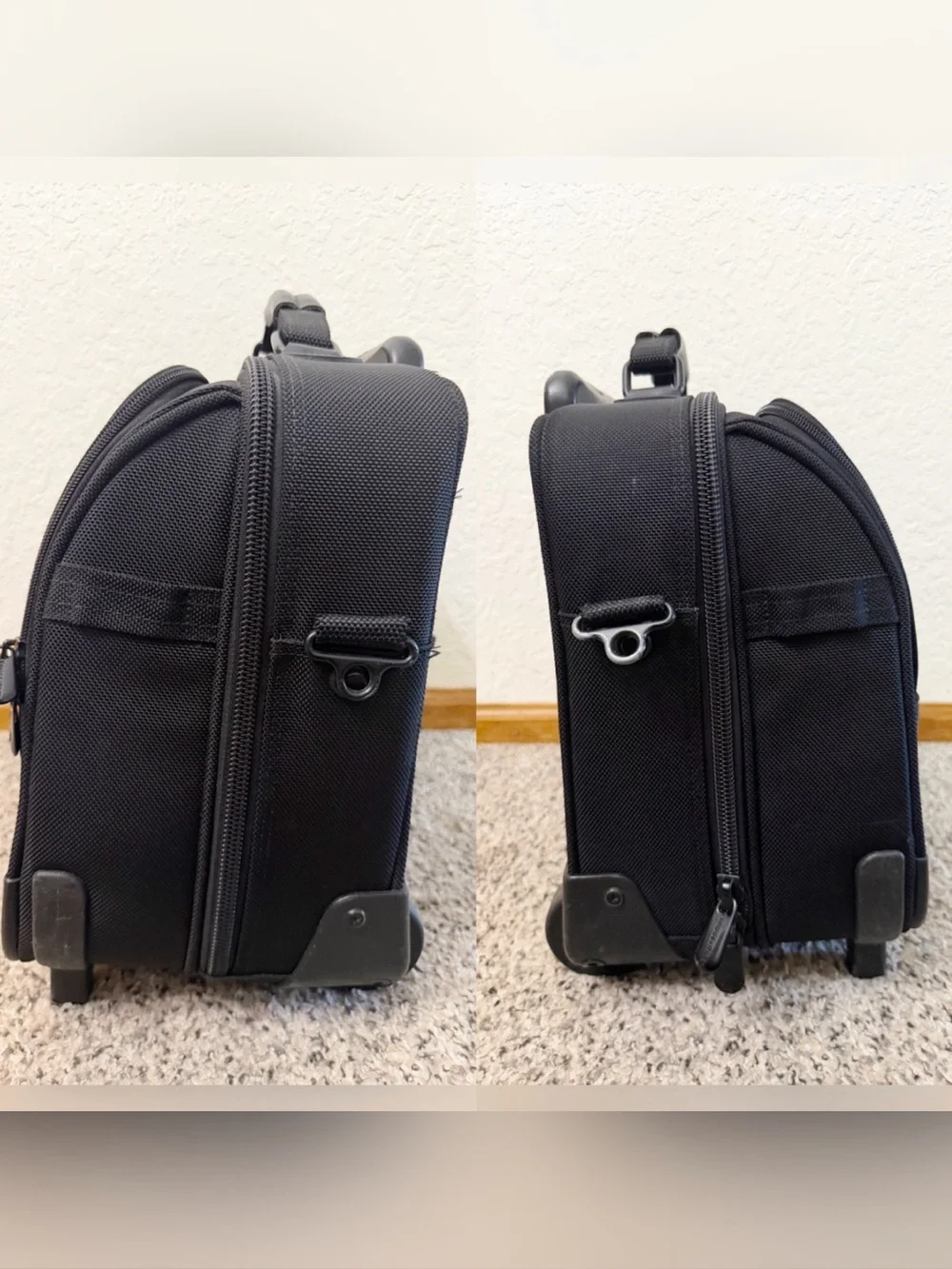 Briggs & Riley Baseline Rolling Cabin Bag Carry On - Black